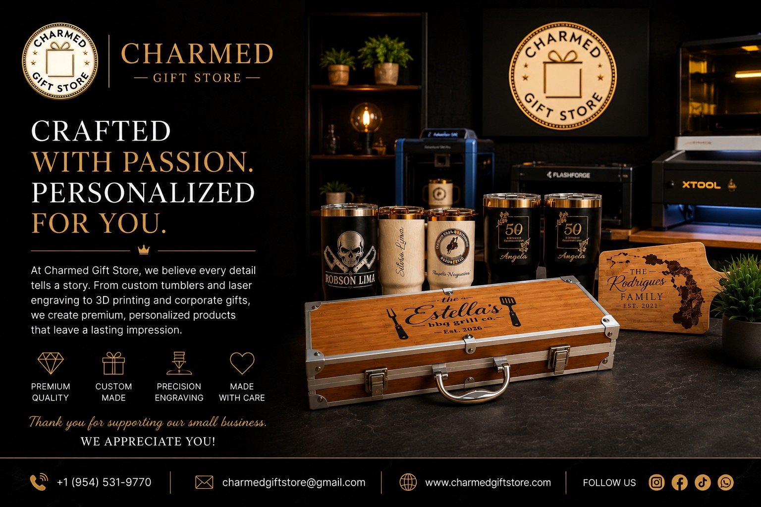 Our Story at Charmed Gift Store